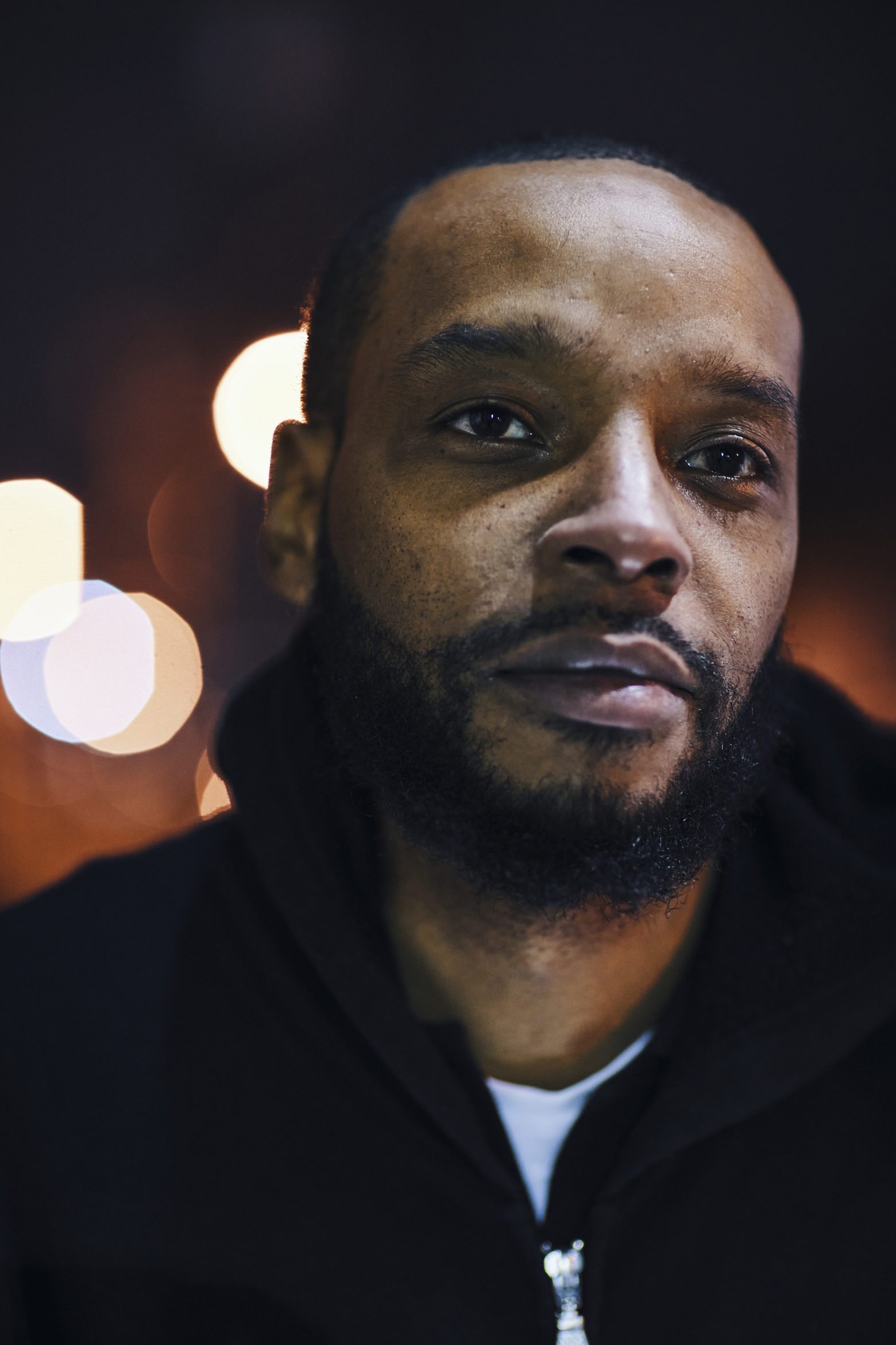 A portrait of Nijeer Parks in Patterson, N.J. on Dec. 28, 2020. Parks is the third person known to be arrested for a crime he did not commit based on a bad face recognition match.
